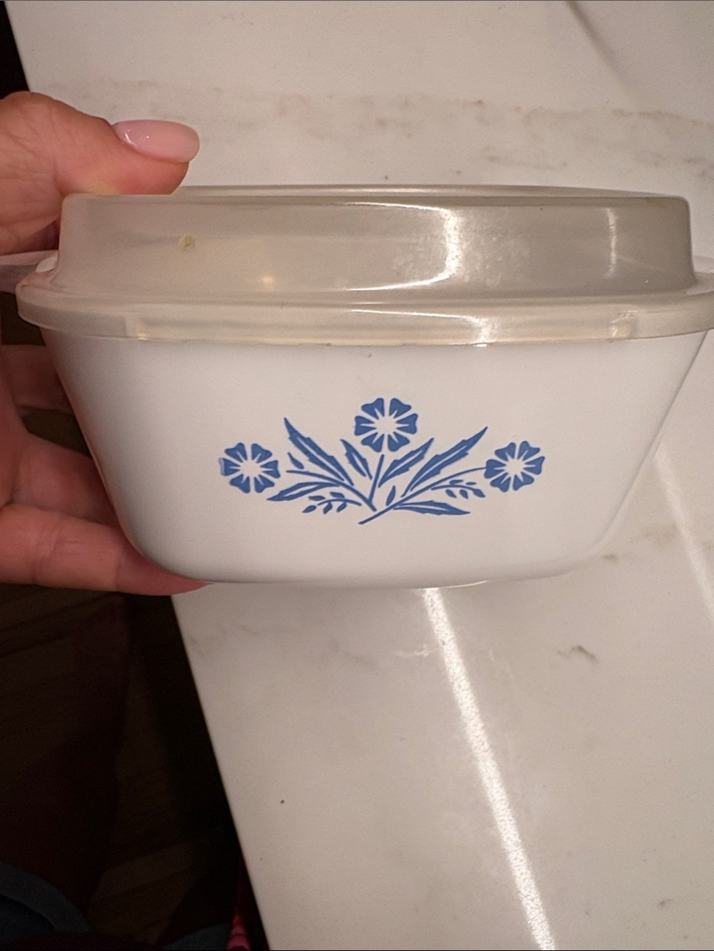 VINTAGE CORNING W PLASTIC TOP